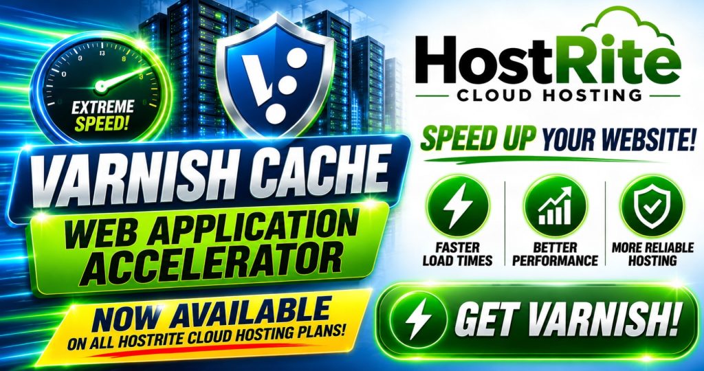get varnish cache at hostrite cloud hosting