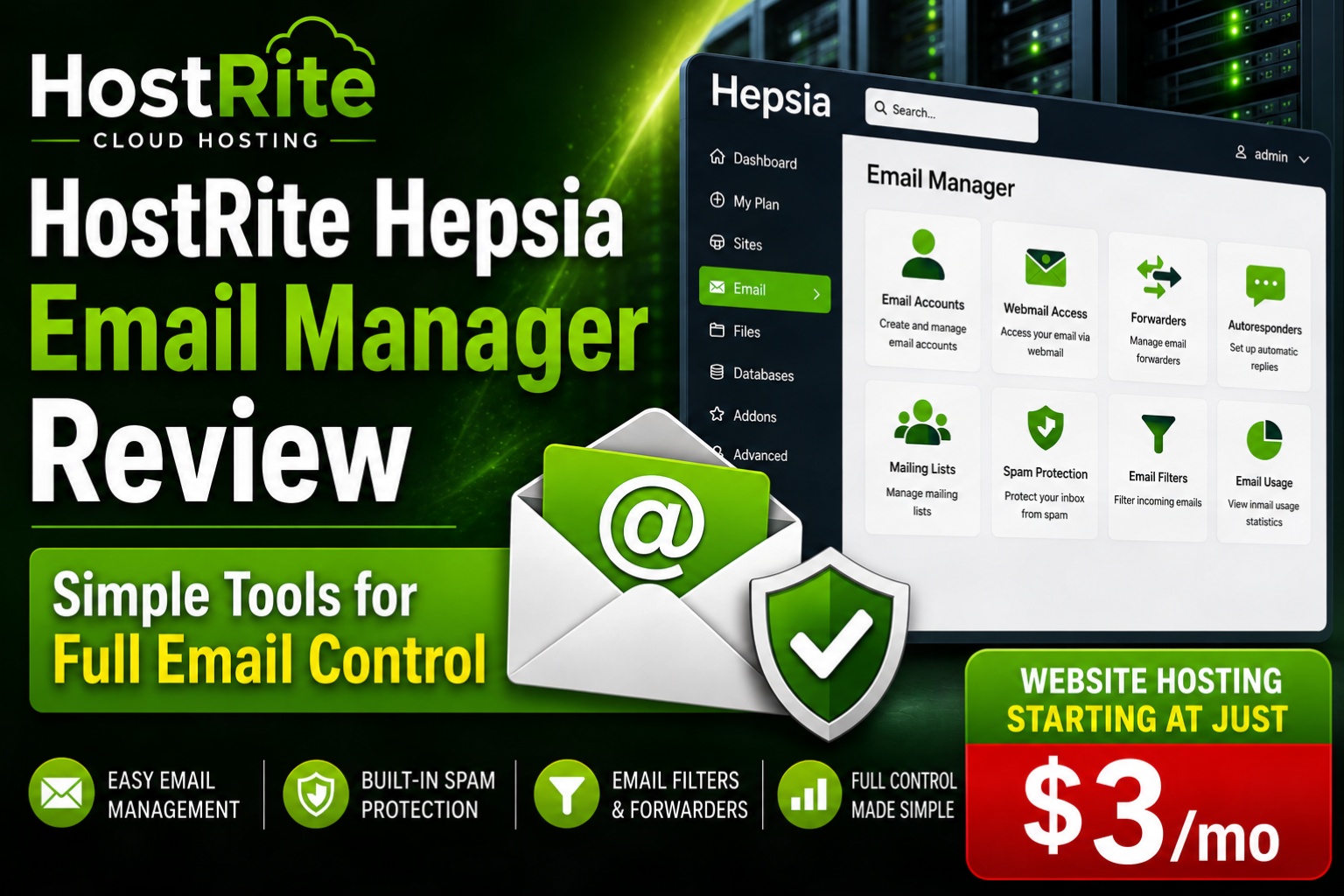HostRite Hepsia Email Manager Review — Simple Tools for Full Email Control