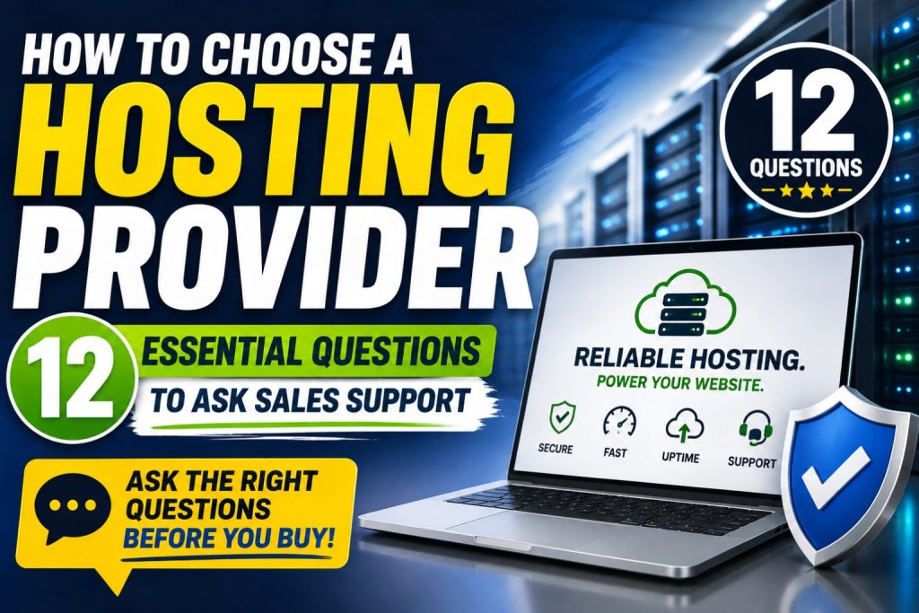 How to Choose a Hosting Provider