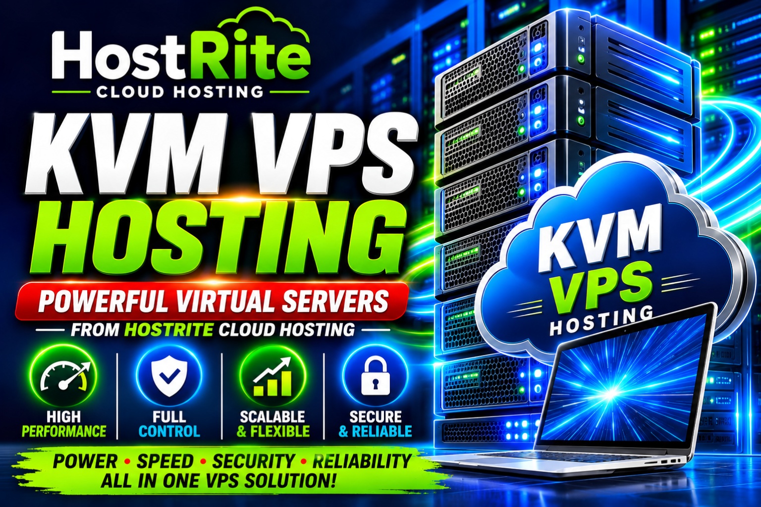 KVM VPS Hosting At HostRite
