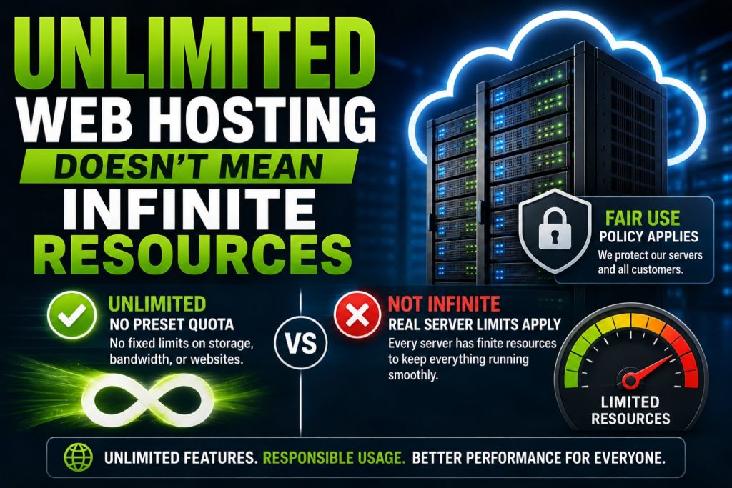 Unlimited Web Hosting Doesn't Mean Infinite Resources