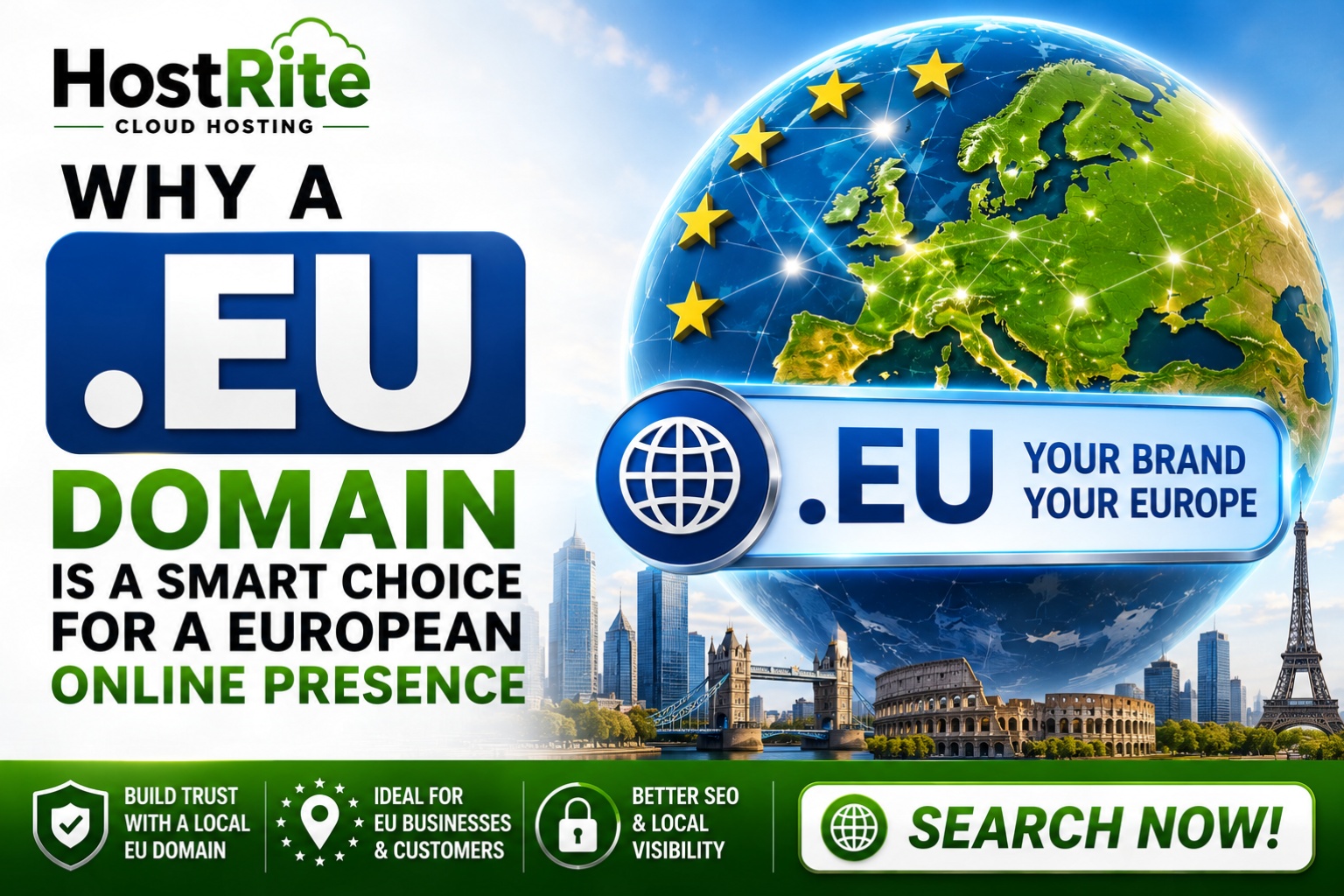 Why EU Domain Names are a Smart Choice for a European Online Presence